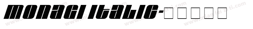 Monagi Italic字体转换
